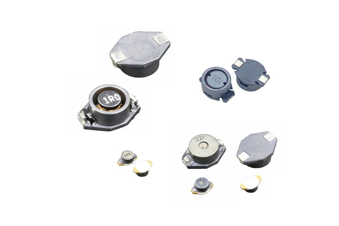 Inducteur de puissance CMS blindé magnétiquement avec un courant de saturation élevé avec un noyau Mn-Zn